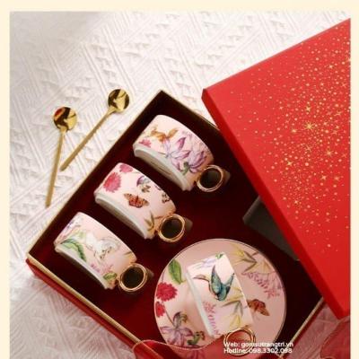 BỘ QUÀ TẶNG 4 TÁCH TRÀ CAO CẤP